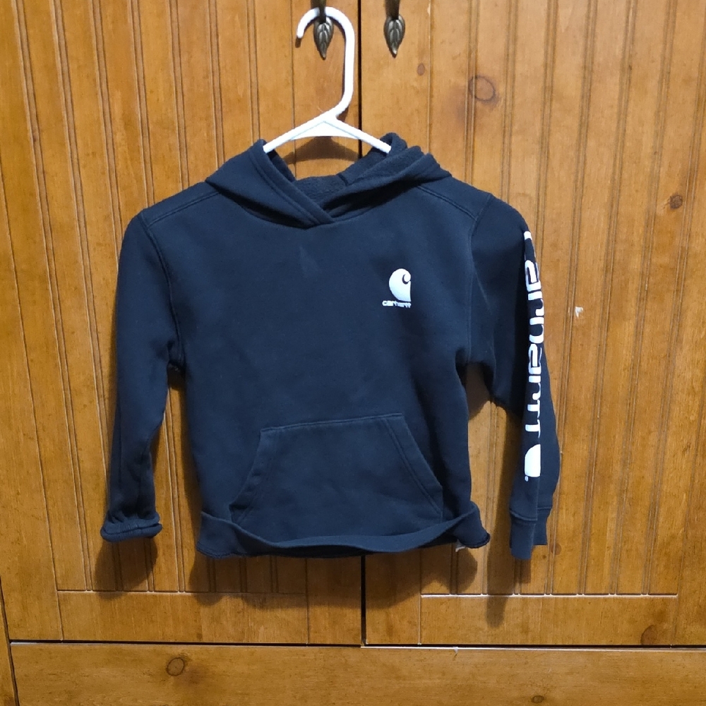Carhartt Dark Blue Hoodie with Logo
